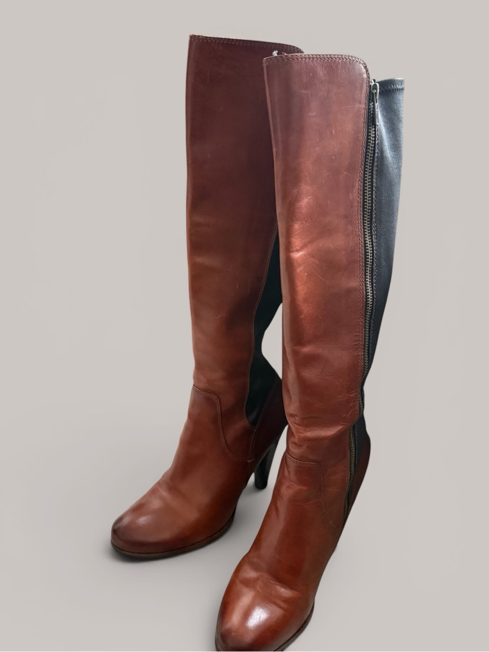 Frye knee-high leather heeled boots 9.5 - Picture 11 of 11